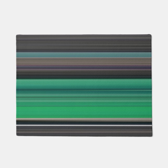 Tapete Abstrato nº 1: Verde e cinza (Frente)