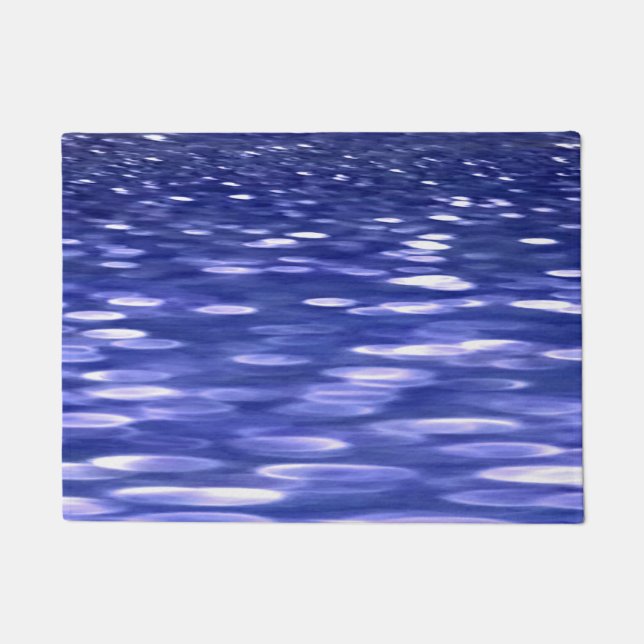 Tapete Abstrato nº 3: Shimmer azul (Frente)