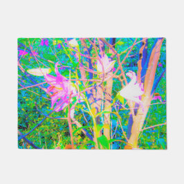 Tapete Abstrato Oriental Lily no Meu Jardim Rubio