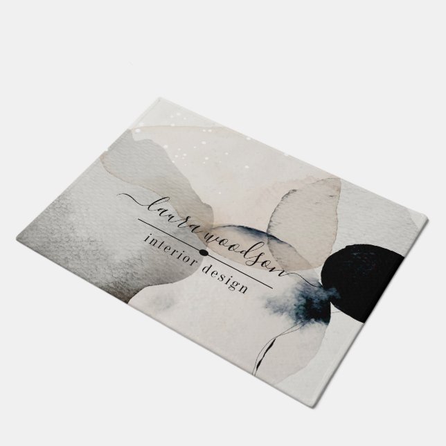 Tapete Abstrato Watercolor do Designer Interior (Inclinado)