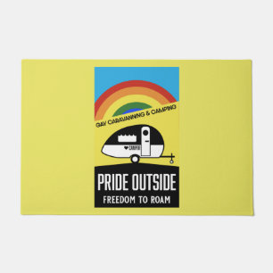 Tapete acampamento de gay caravana