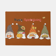 Ação de Graças - Porta Nome Mat