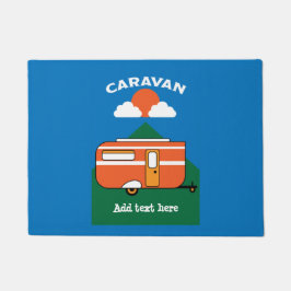 Tapete Acessórios Engraçados de Caravana Acampando Carava