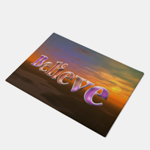 Tapete Acredite em fantasia Sun Sky Inspirational