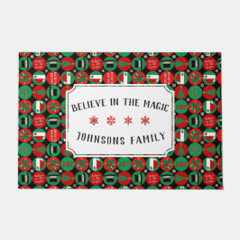 Tapete Acredite no Mágico - Padrão de Natal