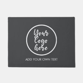 Tapete Adicione seu próprio logotipo Cinza simples