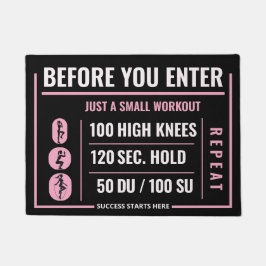 Tapete Adicione um Toque de Fitness à Sua Porta