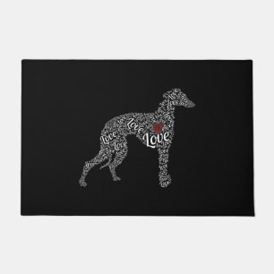 Tapete Adoro Cachorro Greyhound, Adoro Greyhounds