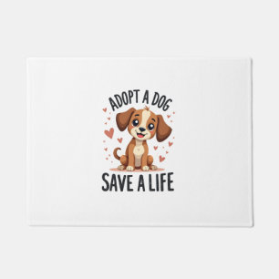 Tapete Adote Um Cachorro Salve Uma Vida Vintage Fofinho R