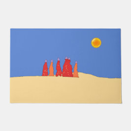 Tapete Água carregando feminina no deserto de Thar - Raja