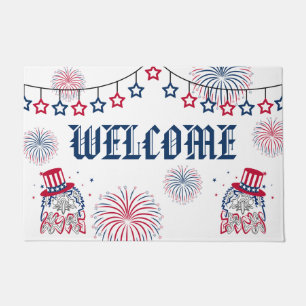 Tapete Águia Americana do Dia da Independência em 4 de ju