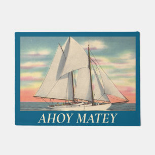 Tapete Ahoy Matey Welcome Door Mat