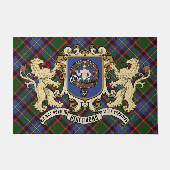 Tapete Aikenhead Clan Crachá & Tartan (Frente)