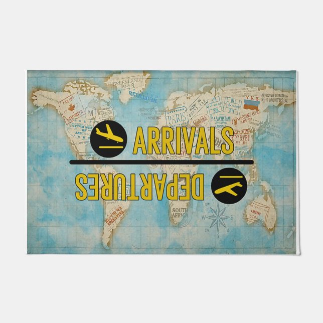 Tapete Airplane Doormat, Airport Doormat (Frente)