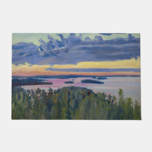 Tapete Akseli Gallen-Kallela - Vista sobre um lago em Sun