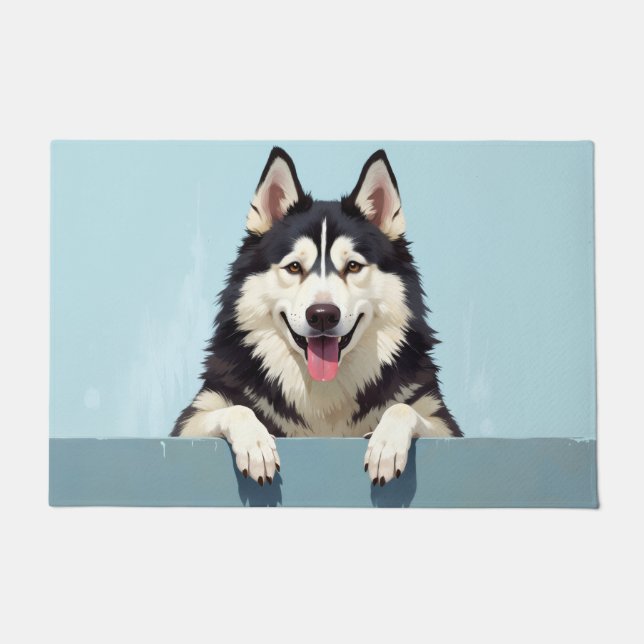 Tapete Alaskan Malamute Dog Art (Frente)