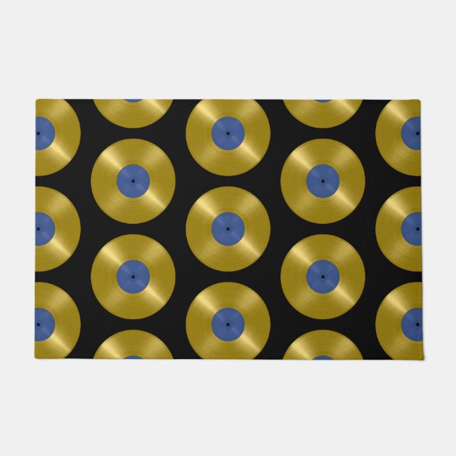 Tapete Álbum Dourado do Vinyl Record (Frente)