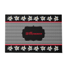 Alemão inspirado em preto verificado com a porta E