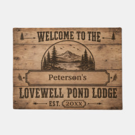 Tapete Alfombrilha Personalizada Lovewell Pond Lodge