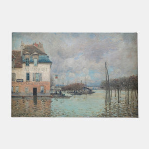 Tapete Alfred Sisley - Inundações em Port-Marly 1876