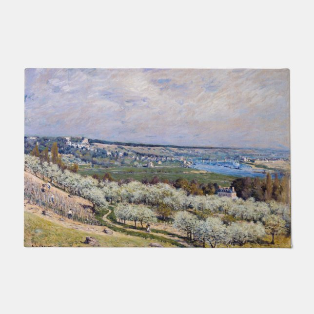 Tapete Alfred Sisley - Terrace em Santo-Germain, Primaver (Frente)