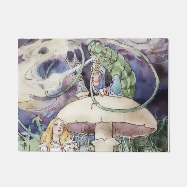 Tapete “Alice and the Caterpillar” by Alice B Woodward (Frente)