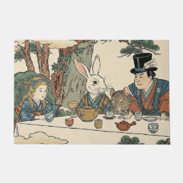 Tapete Alice Lost in Japan | Ukiyo-e Mad Tea Party