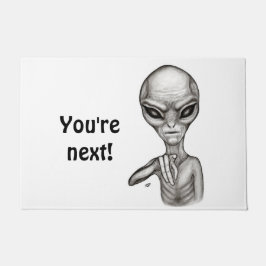 Tapete Alienígena ruim, você é a próxima! Porta