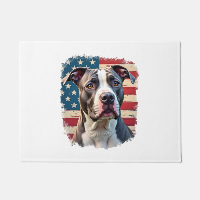 Tapete ALL AMERICAN DOG-lovers pit bul (2) (Frente)
