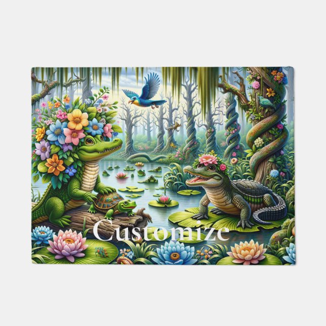 Tapete Alligator Fantasy Swamp Thunder_Cove (Frente)
