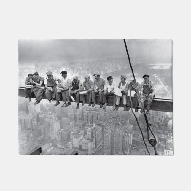 Tapete Almoço Em Um Arranha-Céu (Frente)
