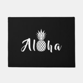 Tapete Aloha Doormat Havaiano, Branco