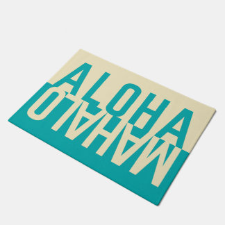 Tapete Aloha & Mahalo (Seafoam)