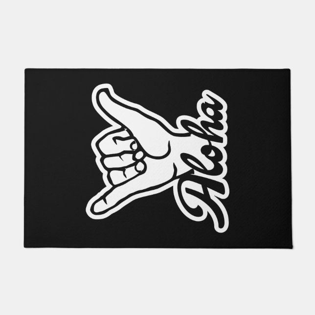 Tapete Aloha Shaka Hand, Hang Loose sign (Frente)