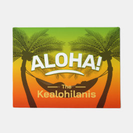 Tapete ALOHA Tropical Palm and Sunset