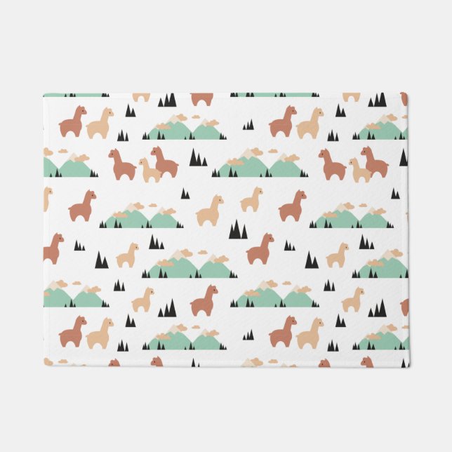 Tapete Alpaca Primavera Garden (Frente)