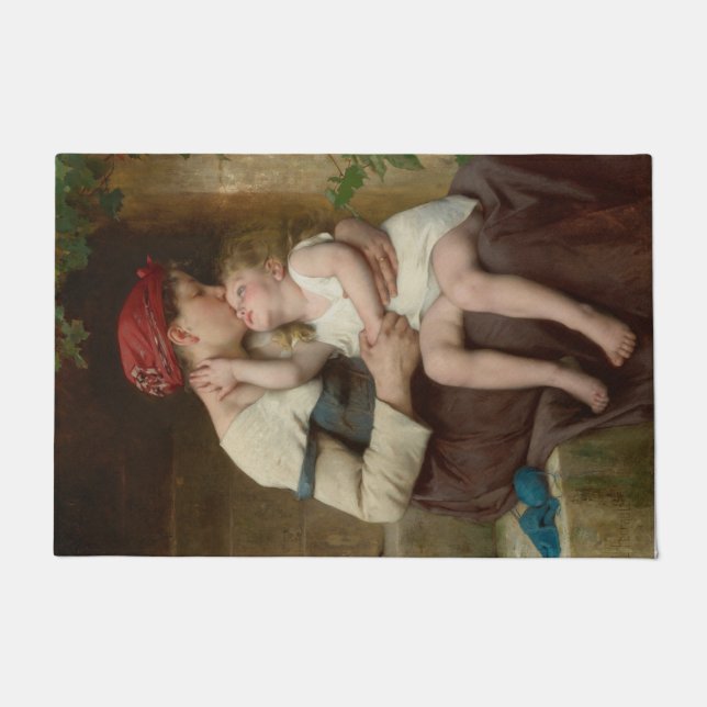 Tapete Amando a Mãe com seu Filho Adorável (Perrault) (Frente)