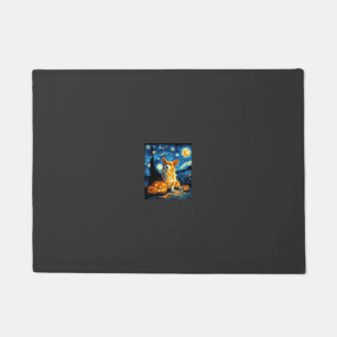 Tapete Amantes de Corgi Pintura de van gogh noite estrela