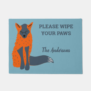 Tapete Amantes de os animais Melanísticos Fox Personaliz