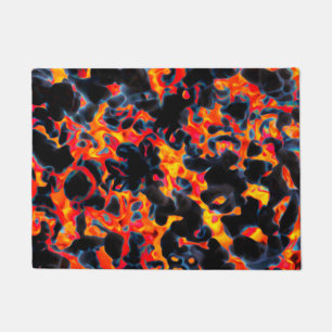 Tapete Amarelo vermelho preto