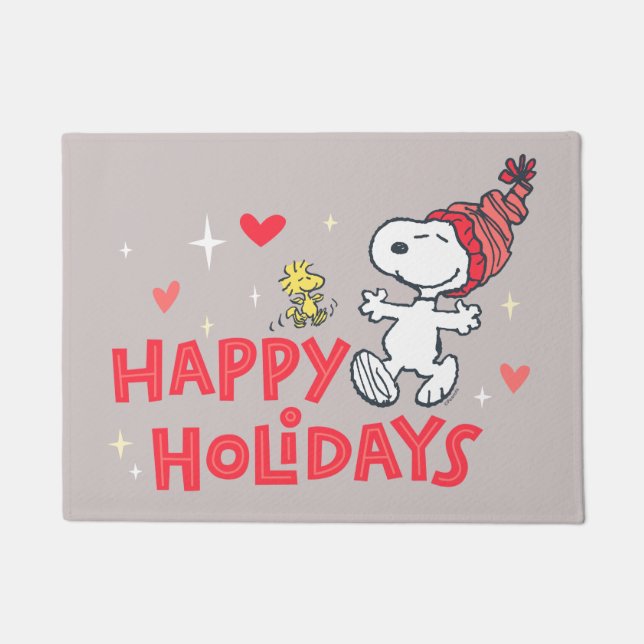 Tapete Amendoins | Feriados Felizes De Snoopy & Woodstock (Frente)