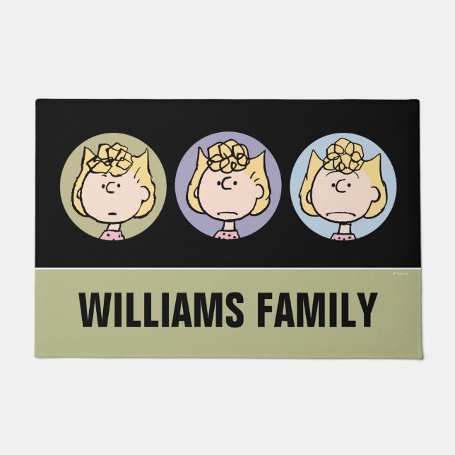 Tapete Amendoins | Rostos de Sally (Frente)