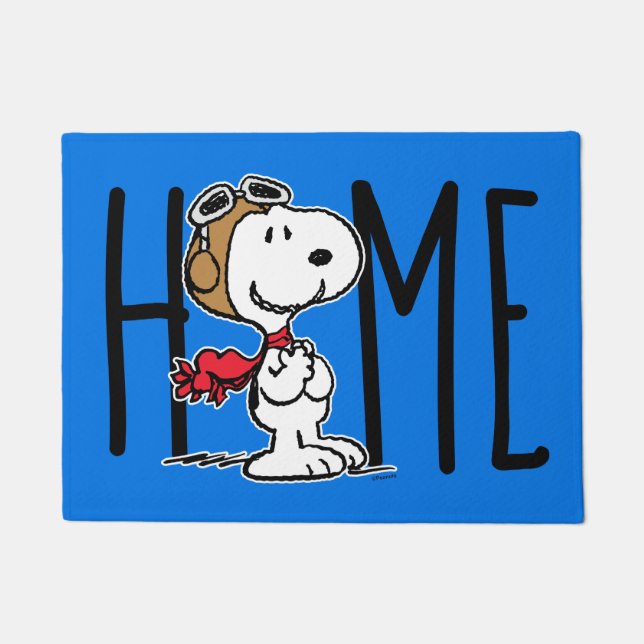 Tapete Amendoins | Snoopy O Áce Voador (Frente)