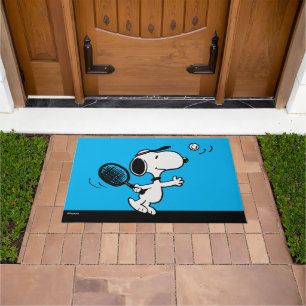 Tapete Amendoins   Snoopy Plays Tênis