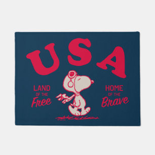 Tapete Amendoins   Snoopy USA Land of the Free