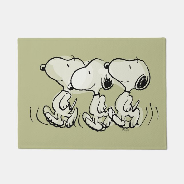 Tapete Amendoins | Snoopy Walking Alto (Frente)