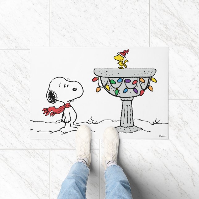 Tapete Amendoins | Snoopy & Woodstock congelado (Interior)