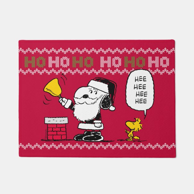 Tapete Amendoins | Snoopy & Woodstock Papais noeis Bell R (Frente)