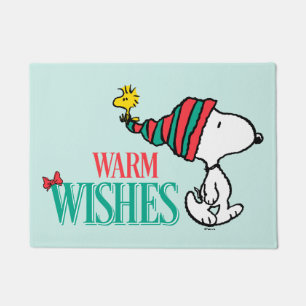 Tapete Amendoins Snoopy & Woodstock Warm Wish