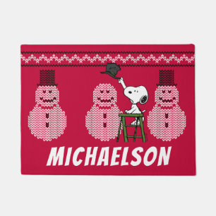 Tapete Amendoins Suéter de Natal Snowman